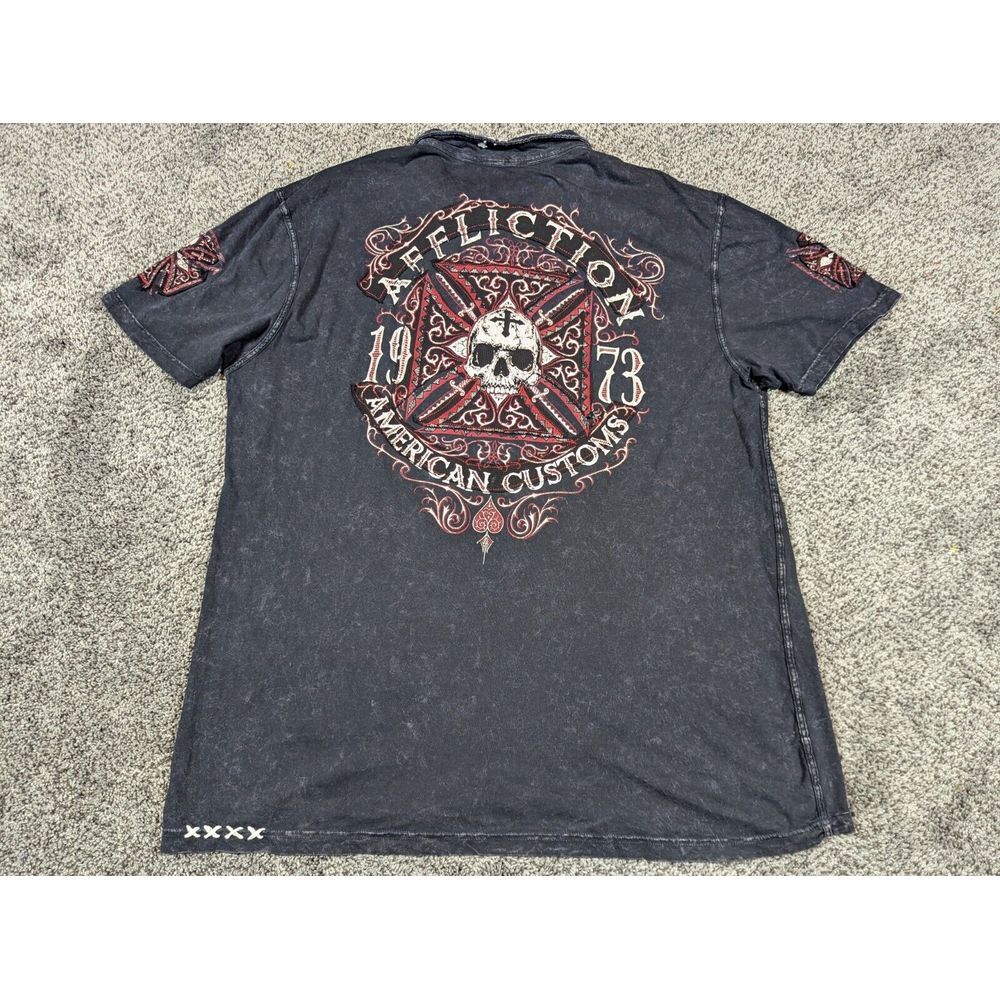 Affliction Black Graphic Tee
